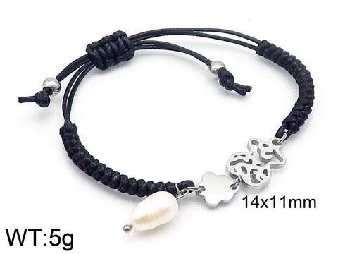 Stainless Steel Rope Tou*s Bracelet SS-033G