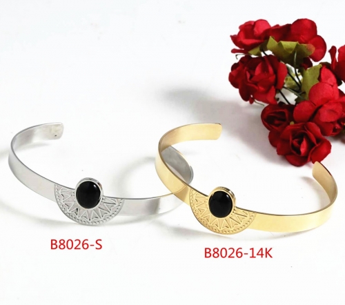 Stainless Steel Bangle B8026-14K