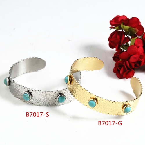 Stainless Steel Bangle B7017-S