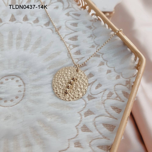 Stainless Steel Necklace TLDN0437-14K