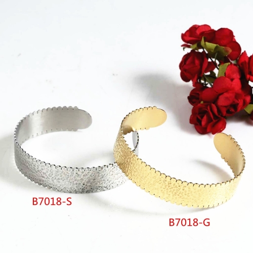 Stainless Steel Bangle B7018-G