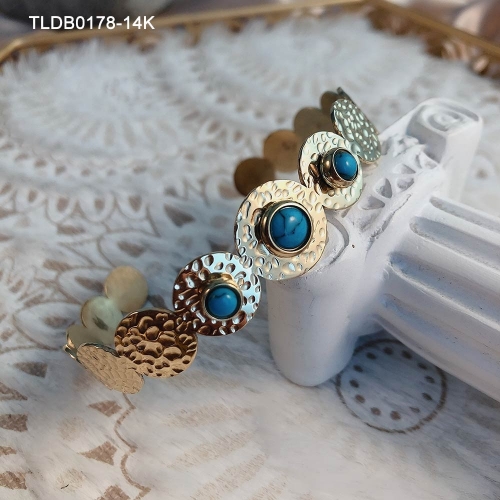 Stainless Steel Bangle TLDB0178-14K