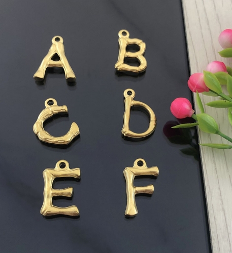 Stainless Steel Jewelry Charm Z20210429-Letter A