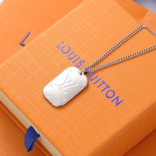 316 Stainless Steel LV Necklace LVXL008S