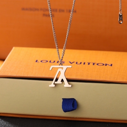 316 Stainless Steel LV Necklace LVXL014R