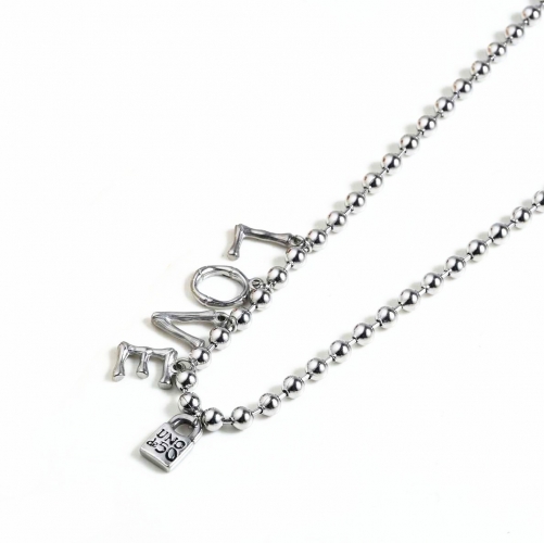 Stainless Steel uno de 50 Necklace UNN3045-S