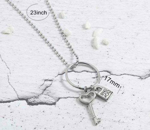 Stainless Steel uno de 50 Necklace UNF109-9N