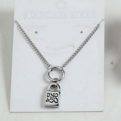 Stainless Steel uno de 50 Necklace UNF104-95B