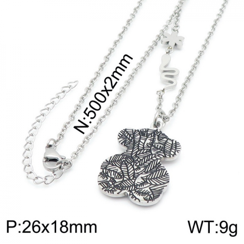 Stainless Steel Tou*s Necklace XL-101S