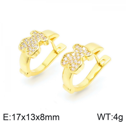 Stainless Steel Tou*s Earring ED-147G