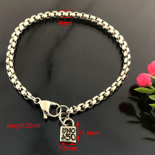 Stainless Steel Uno de 50 Men Bracelet U004-85