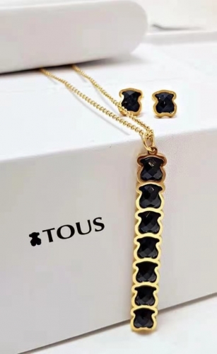 Stainless Steel Tou*s Jewelry Set ZA210509-TO011-7