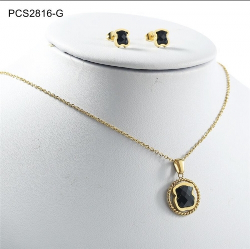 Stainless Steel Tou*s Jewelry Set TO010 (22)