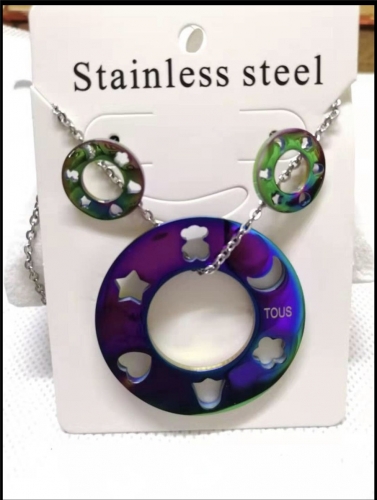 Stainless Steel Tou*s Jewelry Set TO010 (4)