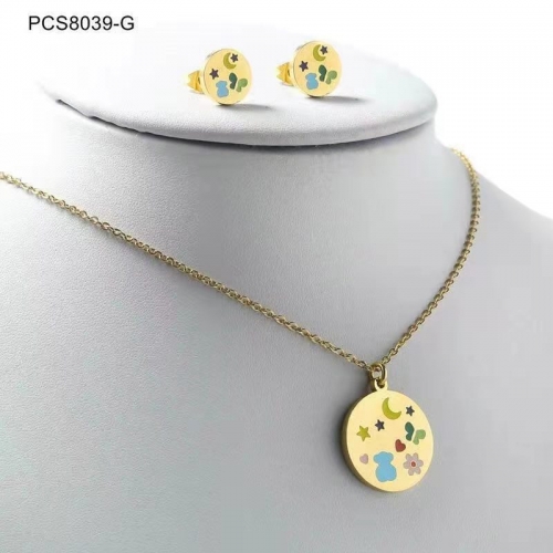 Stainless Steel Tou*s Jewelry Set TO010 (10)