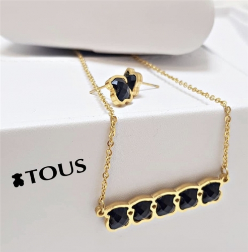 Stainless Steel Tou*s Jewelry Set TO010 (11)