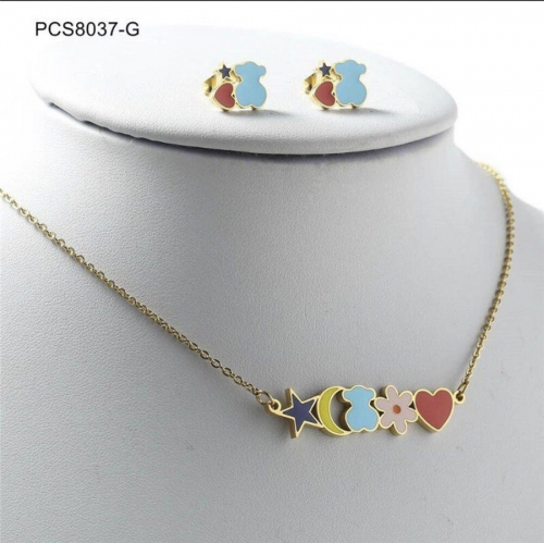 Stainless Steel Tou*s Jewelry Set TO010 (8)