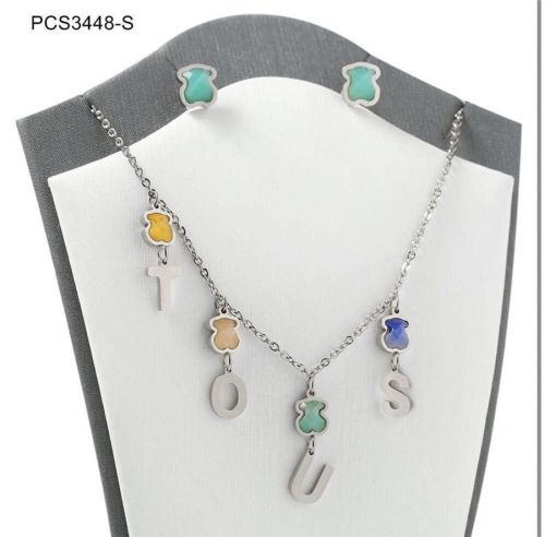 Stainless Steel Tou*s Jewelry Set TO010 (15)