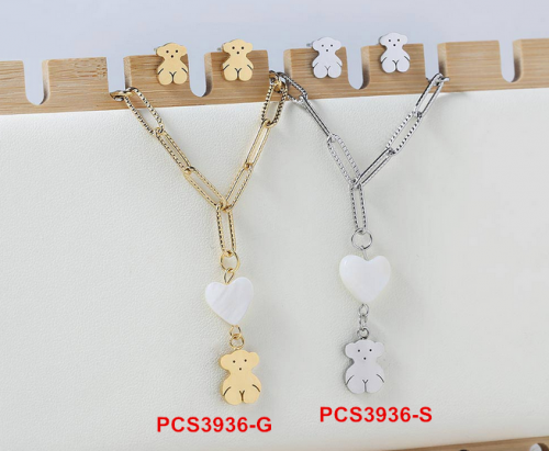 Stainless steel Tou*s Jewelry Set SN210514-PCS3936-S