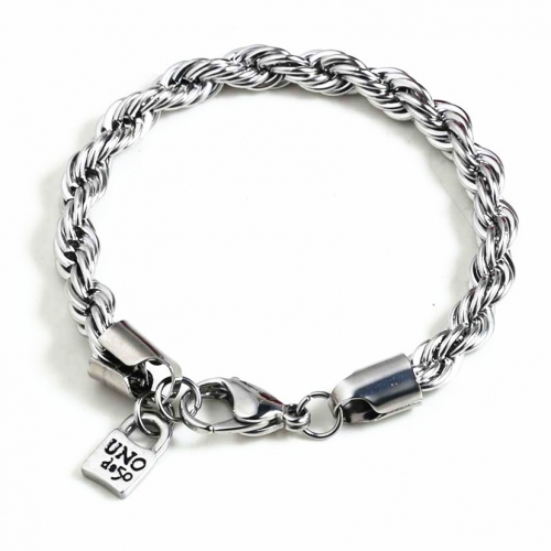 Stainless Steel Uno de 50 Bracelet UNB3125-S