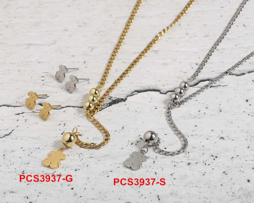 Stainless steel Tou*s Jewelry Set SN210514-PCS3937-G