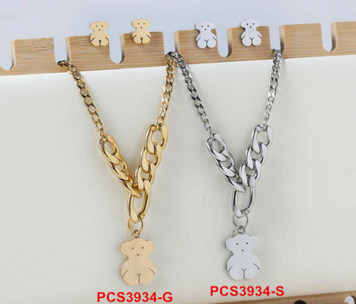 Stainless steel Tou*s Jewelry Set S210514-PCS3934-G