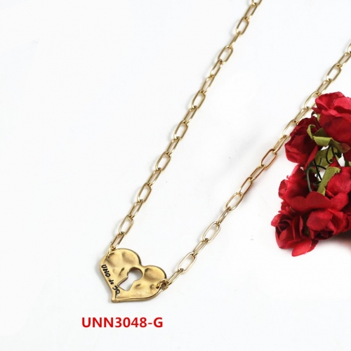 Stainless Steel Uno de 50 Necklace UNN3048-G