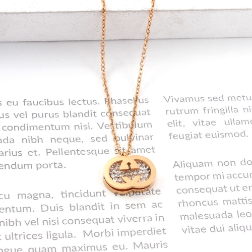 Stainless Steel Replica Brand Necklace CN1015N