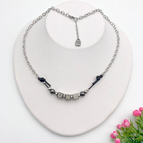 Stainless Steel Uno de 50 Necklace UNN025-S