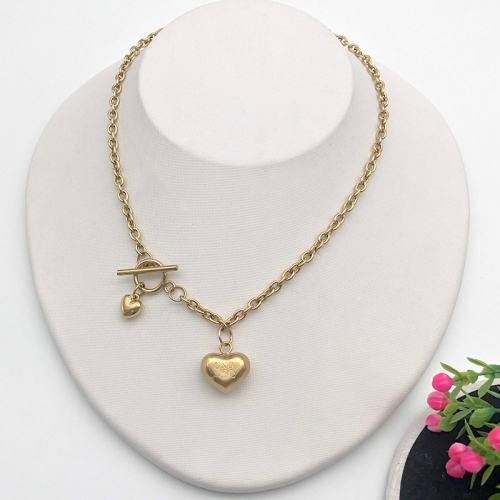 Stainless Steel Uno de 50 Necklace UNN016-G