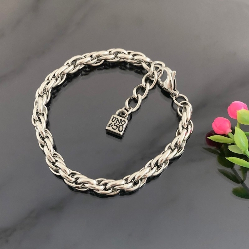 Stainless Steel Uno De 50 Bracelet B0215