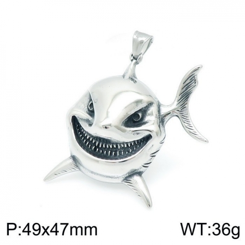 Stainless Steel Men Pendant  KP97369-11