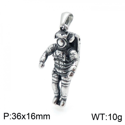 Stainless Steel Men Pendant  KP97112-10