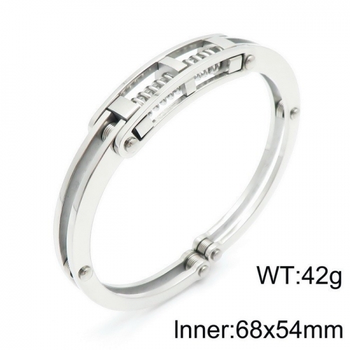 Stainless Steel Men Bangle KB144716-49