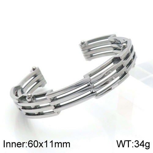 Stainless Steel Men Bangle KB137368