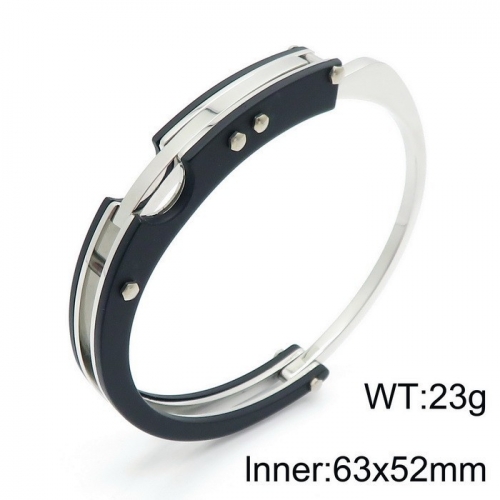 Stainless Steel Men Bangle KB144718-51