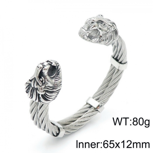 Stainless Steel Men Bangle KB144754