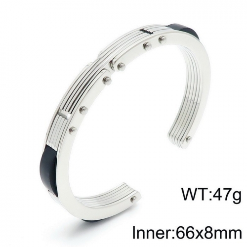 Stainless Steel Men Bangle KB144714-48