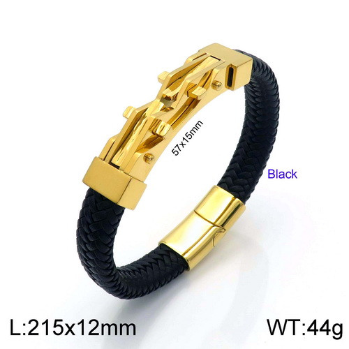 Stainless Steel Men Bangle KB137418-30