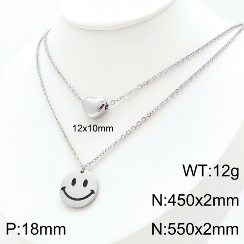 Stainless Steel Necklace KN119501-10