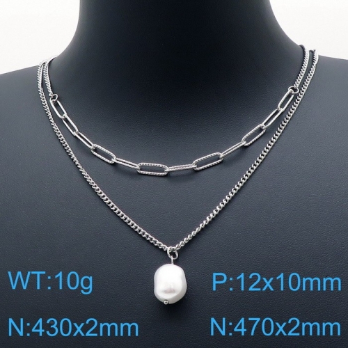 Stainless Steel Necklace KN117736