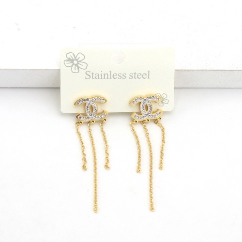 Stainless Steel Brand Earring TOE0012X