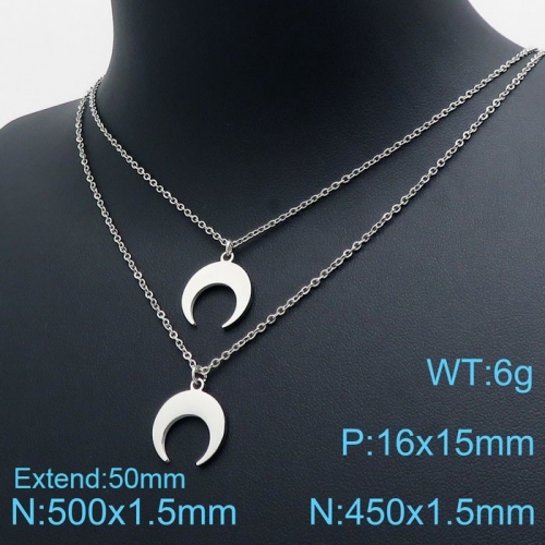 Stainless Steel Necklace KN119494-8