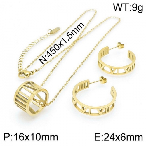 Stainless Steel Jewelry Set KS138010