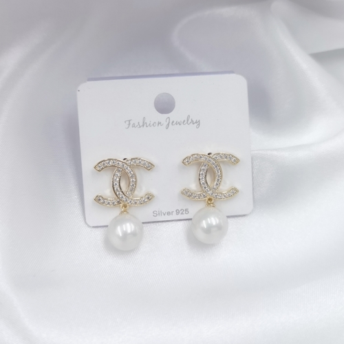 925 Post Chane*l Fashion Earring TOE3018X