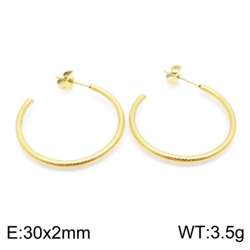 Stainless Steel Earring KE98659-6