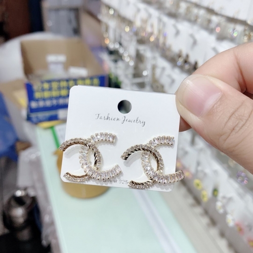 925 Post Chane*l Fashion Earring TOE2019X