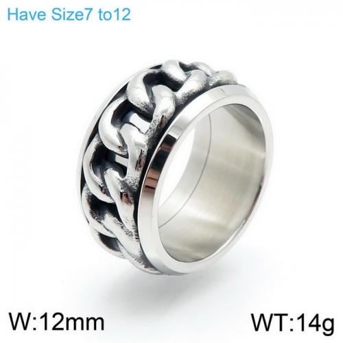 Stainless Steel 7-12# Ring  KR92899