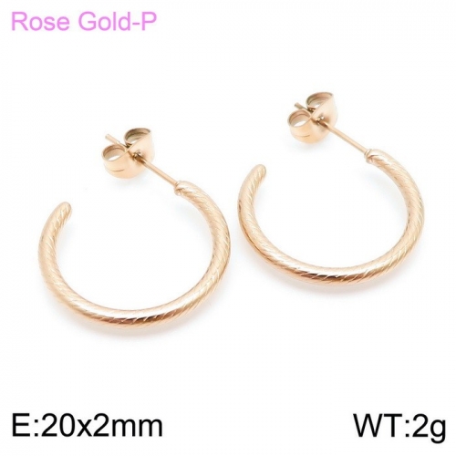 Stainless Steel Earring KE98658-6