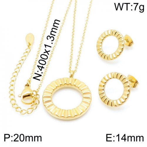 Stainless Steel Jewelry Set KS139354-15